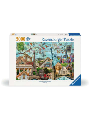 Ravensburger Puzzle 5.000 Teile Erwachsenenpuzzle 5000 Teile - Großstadt-Collage Ab 14 Jahre in bunt