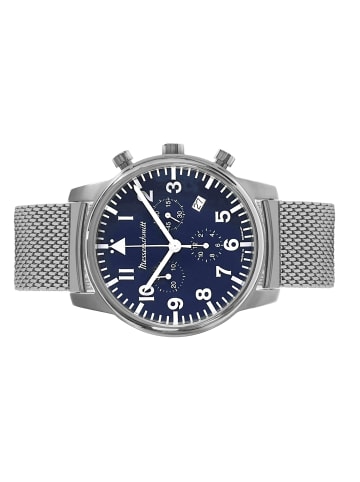 Messerschmitt Quarzuhr ME-4544P-M in Silber