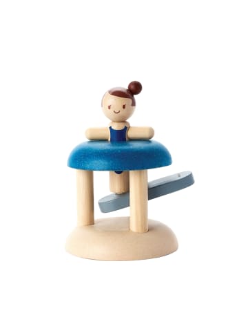 Plan Toys PlanToys - Springende Turnerin, 10,8x9,8x9,1cm, in bunt