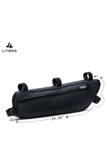 CHROME Holman Frame Bag - Rahmentasche L/XL 36.2 cm (castle rock) in schwarz