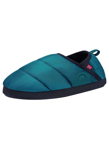 Trollkids Hausschuhe Hüttenschuhe in teal