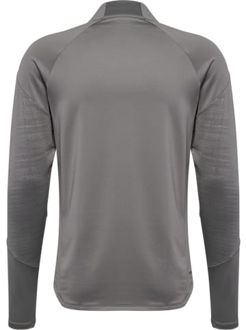 Hummel Trainingsjacke "Pro Training Half Zip" in Grau