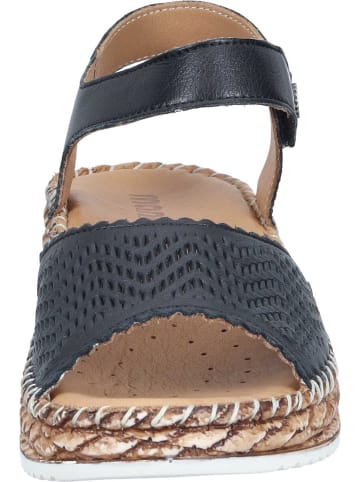 manitu Klassische Sandaletten in schwarz