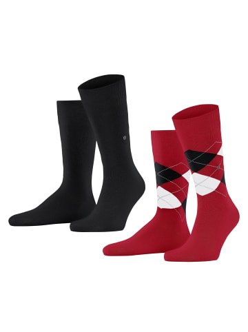 Burlington Socken 2er Pack in Rot (Red Pepper)