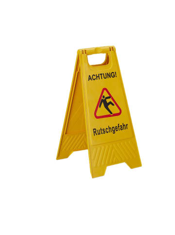 10x Rutschgefahraufsteller in Gelb
