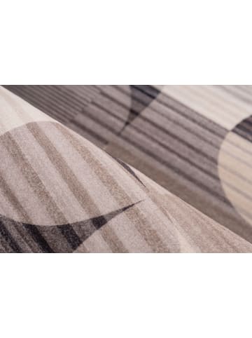 Vivorum Wohnzimmer Kurzflor Teppich Bluster 425 in taupe