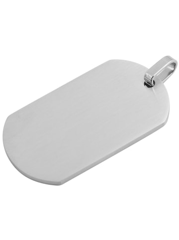 Adeliás Unisex Anhänger aus Edelstahl in silber