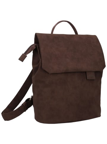 Zwei Rucksack Mademoiselle MR8 in Nubuk-Espresso