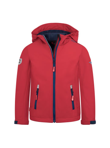 Trollkids Softshelljacke Trollfjord in bright red