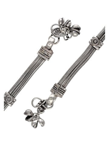 gaya Damen Fußkettchen in Silber Mehrfarbig