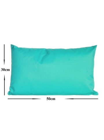 JACK 2er Set Outdoor Kissenhülle 30x50cm in Aqua