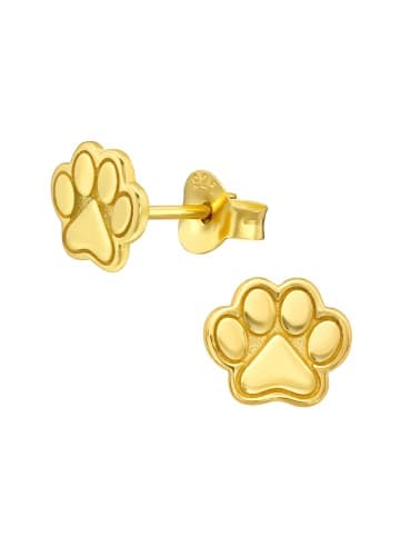 Alexander York Ohrringe, Ohrstecker PFOTE in Gold, 2-tlg. in gold