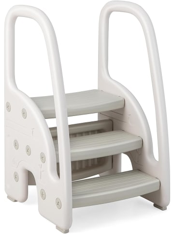 COSTWAY 3 stufig Tritthocker ab 1 Jahre in Grau