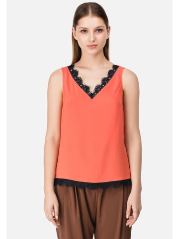 HELMIDGE Top Top in orange