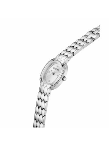 Guess Quarzuhr für Damen in silber