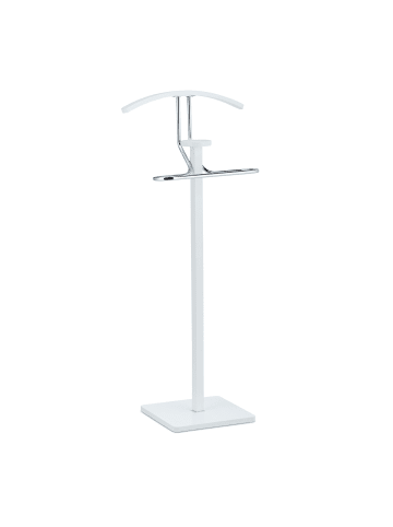 relaxdays Stummer Diener in Weiß - (B)47 x (H)109,5 x (T)30 cm