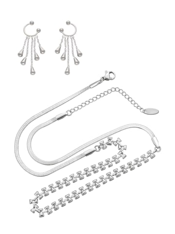 faina Women Jewelry Set in silver