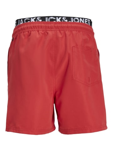 JACK & JONES Junior Bade-Shorts 'Fiji' in rot