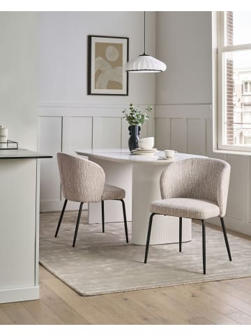 Beliani 2er-Set Esszimmerstuhl ZANA in Weiß/Bunt