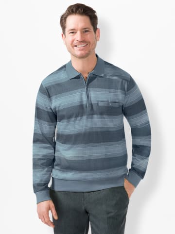 WITT WEIDEN Langarm-Shirt in blau-gestreift