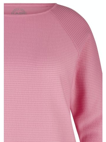 Rabe Rundkragen Langarmshirt für Damen in rosa