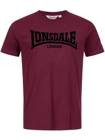 Lonsdale T-Shirt "Ll008 One Tone" in Rot