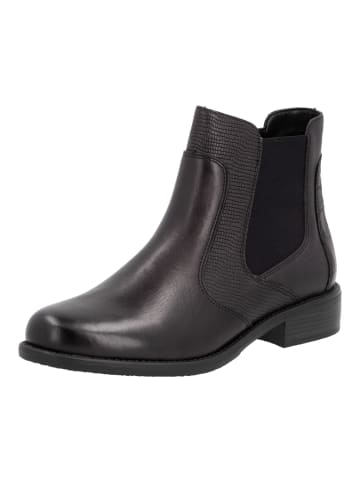 Stiefelette Dunkelbraun/Schwarz