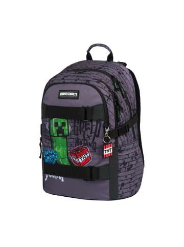 BAAGL Schulrucksack Skate in Grau Minecraft TNT - 29x43x20cm