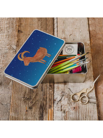 Mr. & Mrs. Panda Geschenkverpackung Sternzeichen Steinbock ohne ... in Sternenhimmel Blau