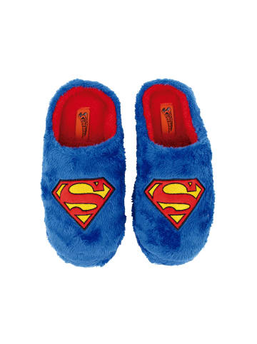 Superman Hausschuhe Superman in Blau