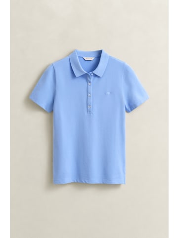 Gant Archive Shield Piqué Poloshirt in Palace Blue