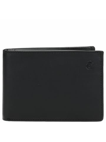 Esquire Logo - Geldbörse 9cc 10.5 cm RFID in schwarz