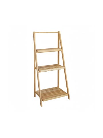relaxdays Blumentreppe in Natur - (B)45 x (H)99 x (T)32 cm