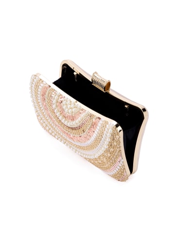 IZIA Women Clutch in Rose Gold