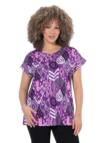 Ulla Popken Shirt in dunkles violett