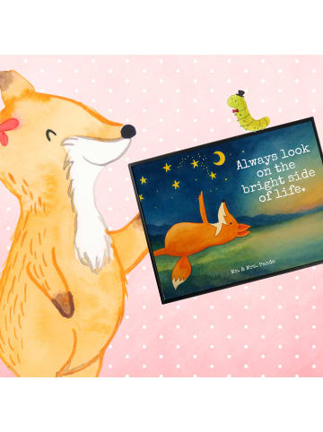 Mr. & Mrs. Panda Schreibunterlage Fuchs Sterne Design mit Spruch in Weiß