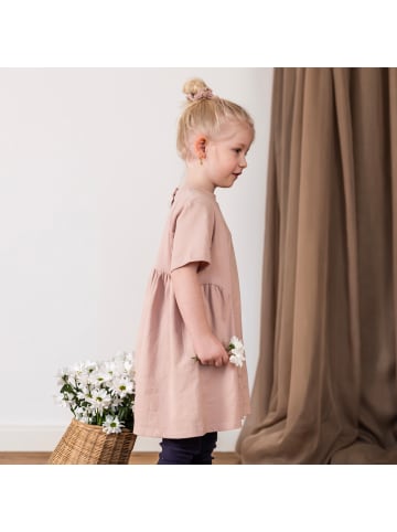 Lotta&Emil KURZARM KLEID altrosa