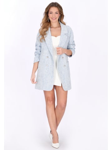 faina Women Blazer in light blue