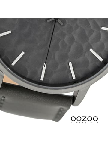 Oozoo Armbanduhr Oozoo Timepieces grau extra groß (ca. 48mm)