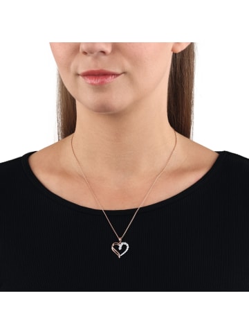 Amor Kette mit Anhänger Silber 925, rosévergoldet in Roségold