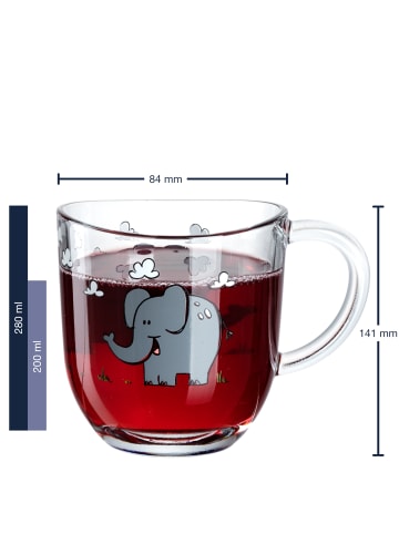 LEONARDO Tasse BAMBINI 280 ml Elefant 6er-Set