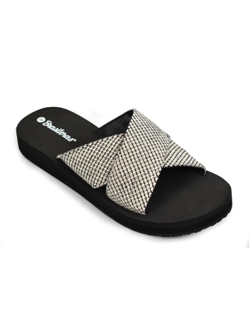 Brasileras Pantoletten "Aspa" in Schwarz