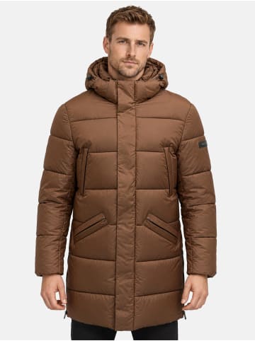 Tazzio Wintermantel "A826" - mit Kapuze - in Braun