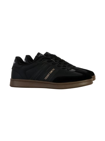 Teddy Smith Leder-Sneaker Schwarz