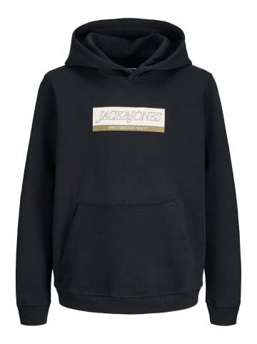 JACK & JONES Junior Kapuzenpullover in Black