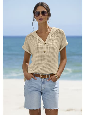 LASCANA Kapuzenshirt in gelb