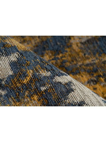 Kayoom Kurzflor Teppich Primavera 525 in multi - blau - rechteckig