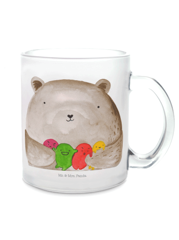 Mr. & Mrs. Panda Kaffeetasse Bär Gefühl ohne Spruch in Transparent