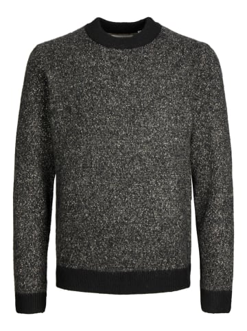 Jack & Jones Pullover 'Space Knit' in schwarz