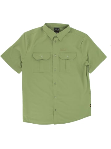 Jack Wolfskin Hemd Kwando River Shirt Herren kurzarm Hemd in Blau